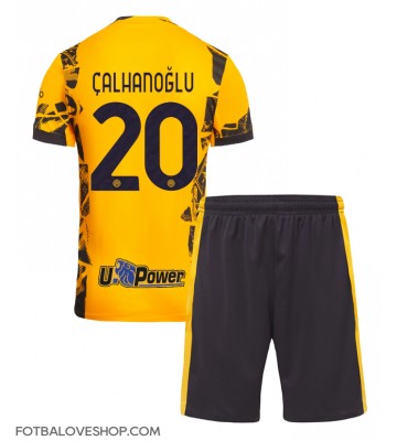 Inter Milan Hakan Calhanoglu #20 Dětské Alternativní Dres 2024-25 Krátký Rukáv (+ trenýrky)